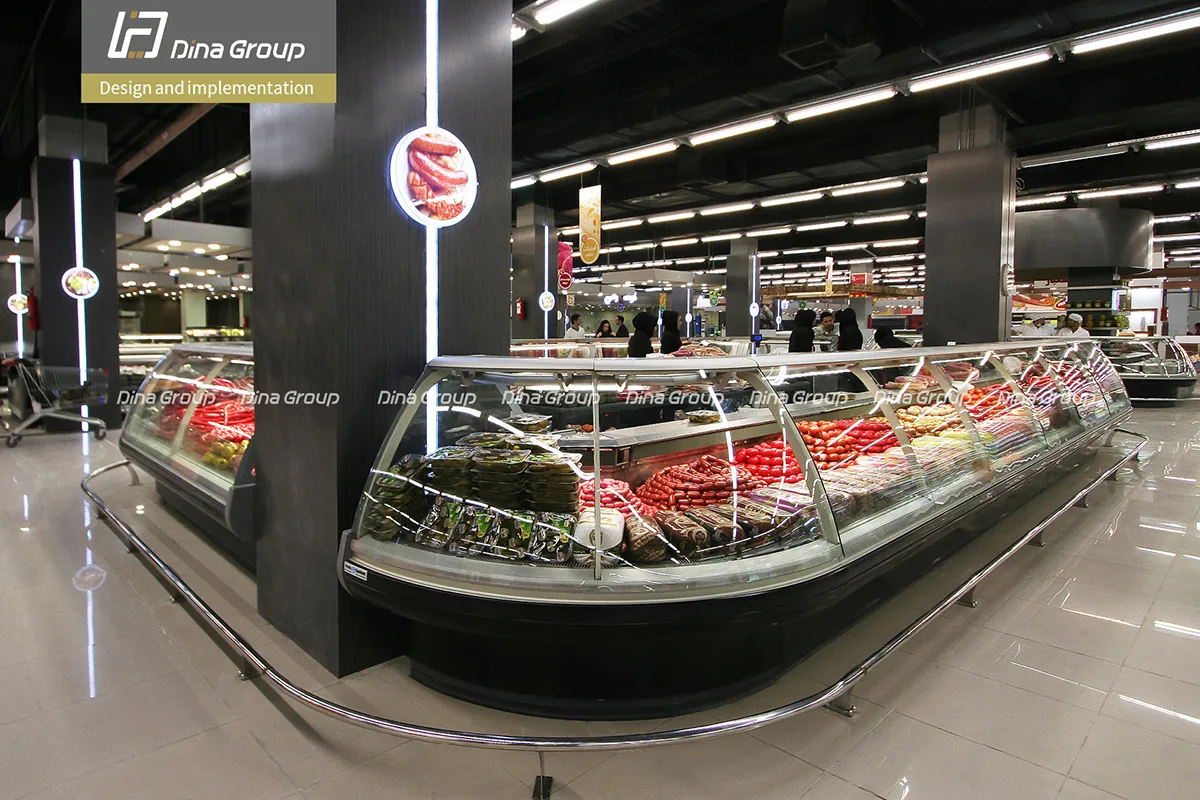 supermarket REFRIGERATOR shelving and equipment
