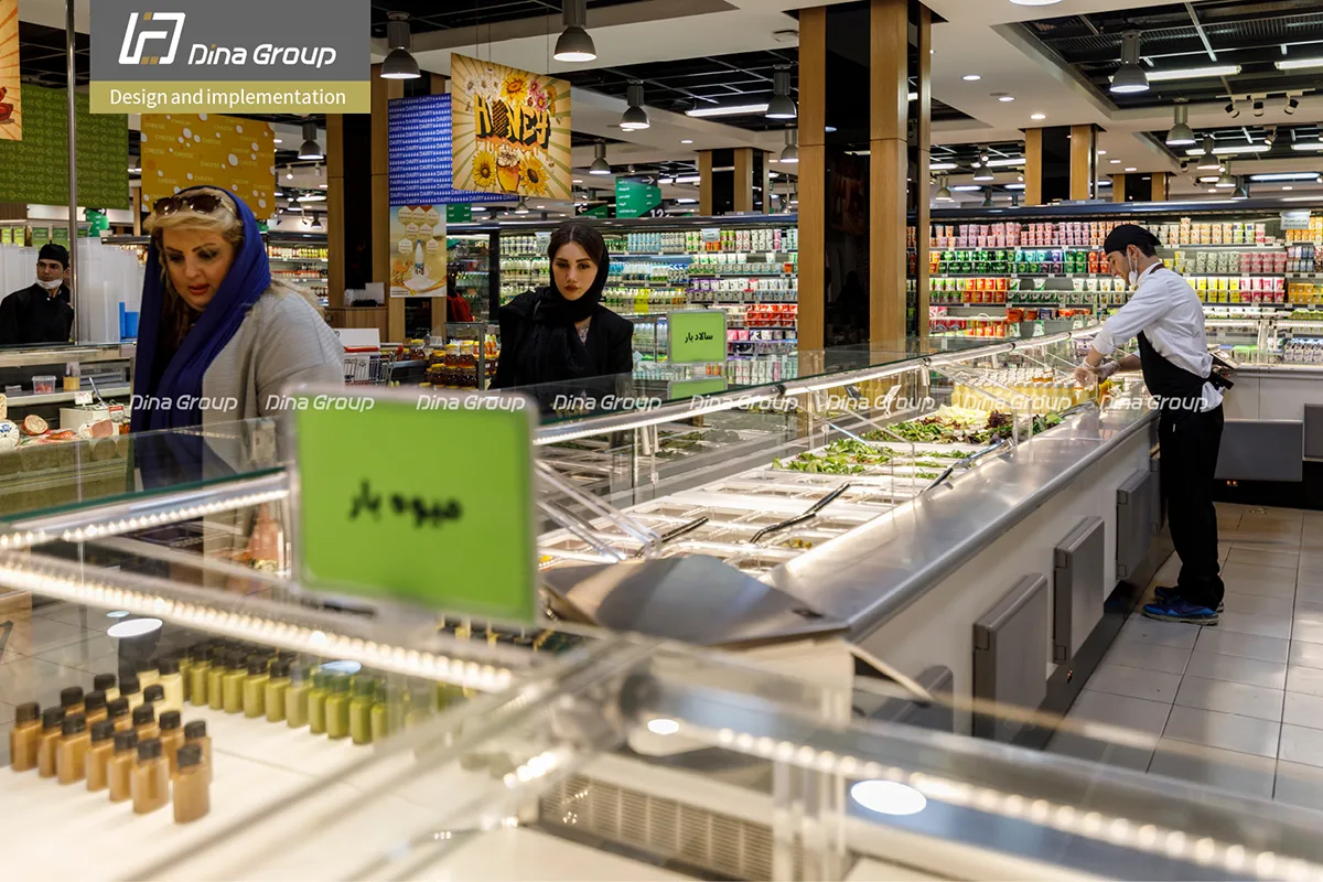 interior design and equipment paladium supermarket