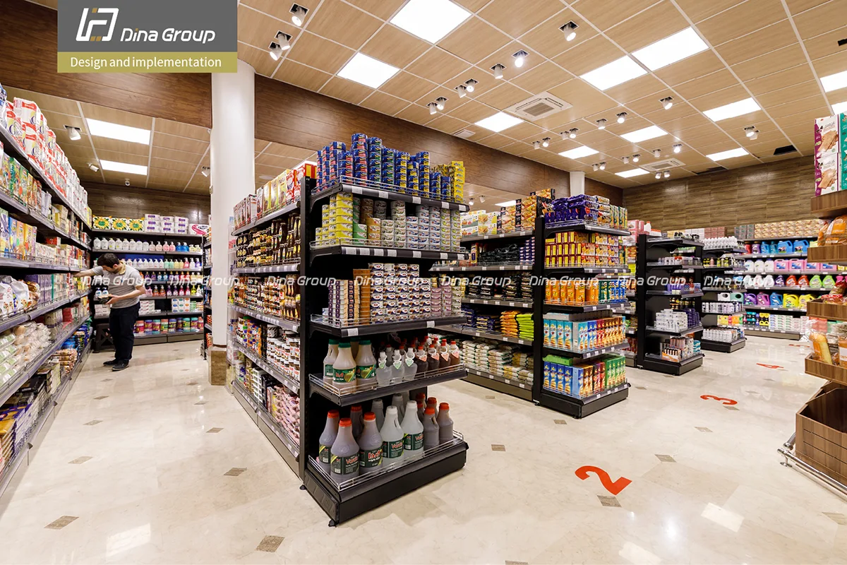 interior design and equipment baran supermarket